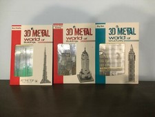 3D Metal World of Structures | Burj Khalifa, Empire State Building, Big Ben