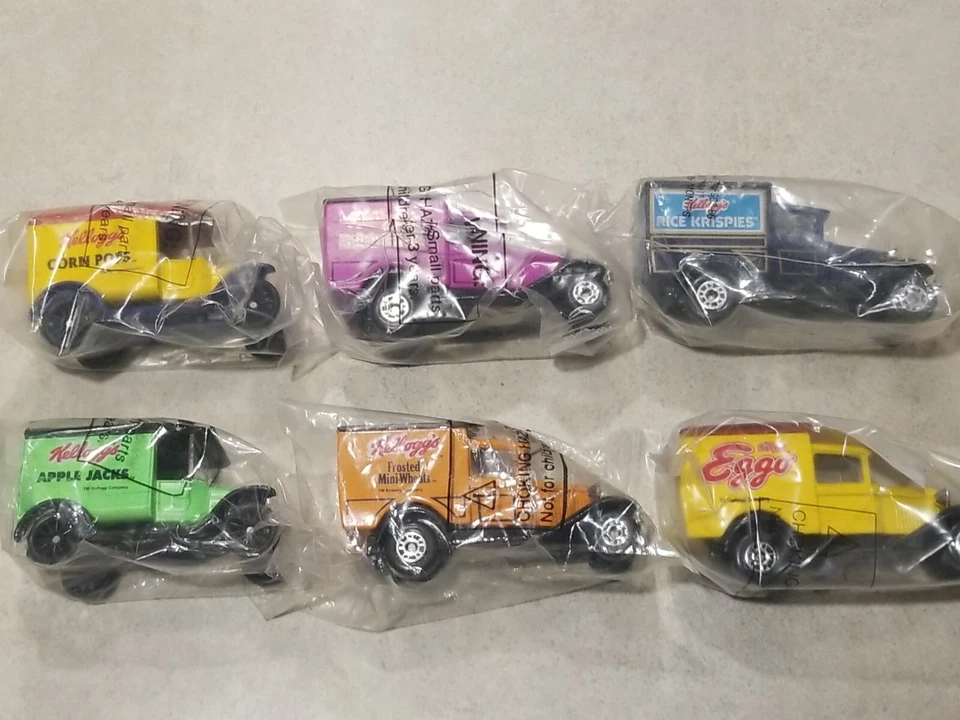 Matchbox Cars Kellogg's Cereal Ford Delivery Trucks Lot Of 6 SEALED 1979 Vintage - Image 1 of 4