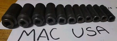 mac 1/2 Long Reach Impact Sockets - Image 1 of 4