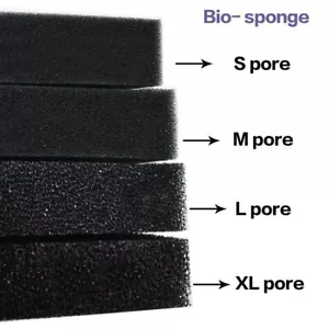 Acquario Bio Spugna S/M/L/XL Schiuma Filtro Media Pad per Pesci Serbatoio Sump Pond - Foto 1 di 32
