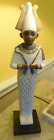 Egyptian Figurine Signed A. Santini With Marble Base 13"T