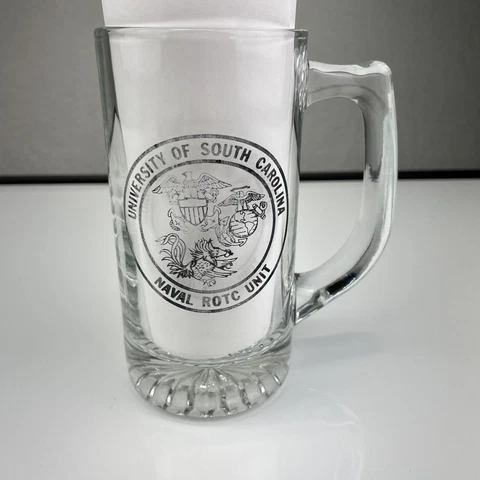 University of South Carolina Beer Mug USC Naval ROTC Marine Corps Spring Ball Cover