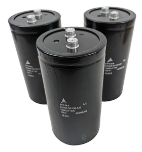 3 Epcos TDK B43456-S5109-M9 Electrolytic Capacitor 10000uF 450V Screw Terminal - Picture 1 of 6