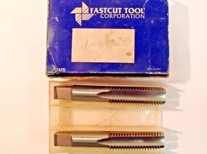 (2) NUEVO EN CAJA Fastcut 10647 1" - 8 grifos NC: 4FL, GH4, HSS, 0,6" cuadrados - Imagen 1 de 4