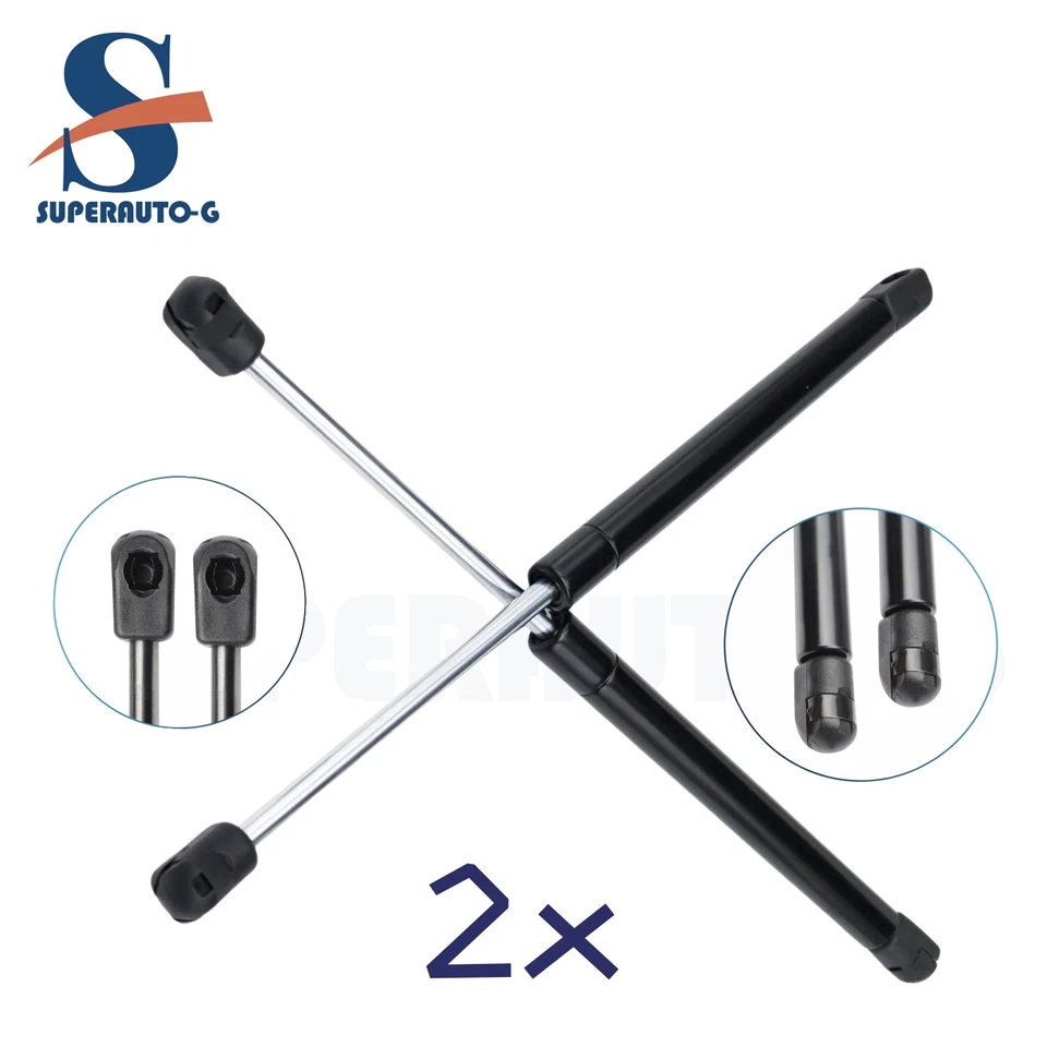 Set of 2 Hood Lift Support Shock Struts Left ＆ Right for Nissan Titan XD 2016-21 - Image 1 of 4