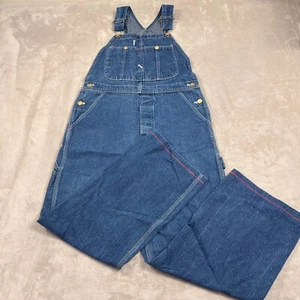 Mono Dickies vintage para hombre adulto talla 32x28 azul lavado medio hecho en EE. UU. - Imagen 1 de 16