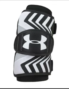 Men's Under Armour Lacrosse Strategy Arm Pad Black- Medium - Picture 1 of 5