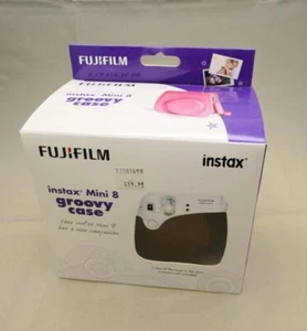 FujiFilm Instax Mini 8 Groovy Camera Case Brown New in Box - Picture 1 of 5