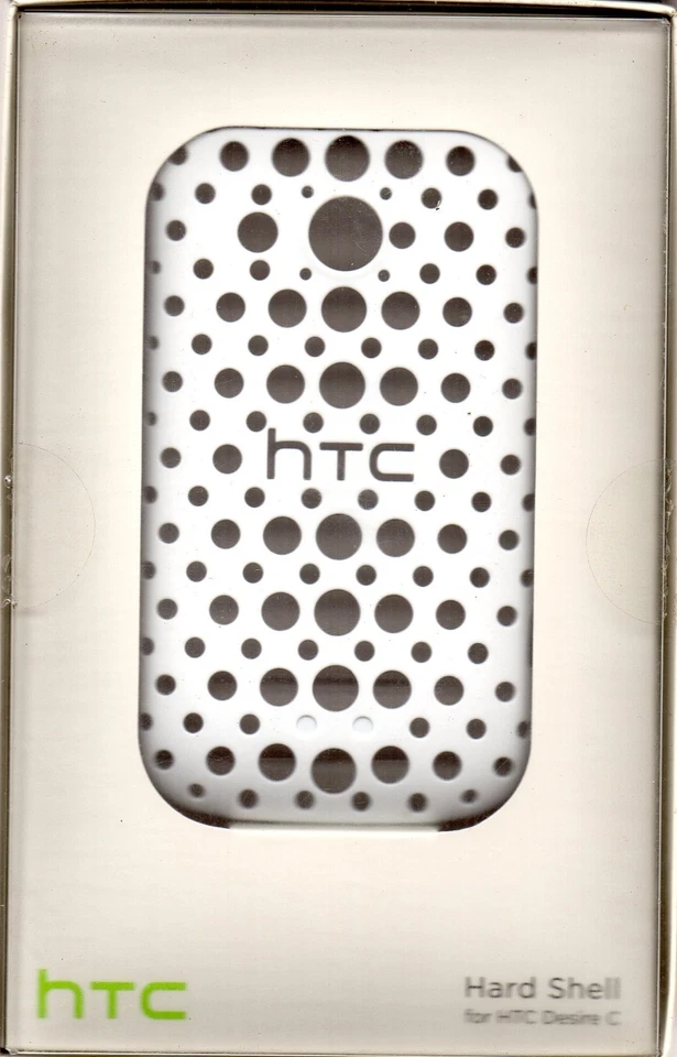 Funda rígida para HTC Desire C blanca Foto 1 de 2