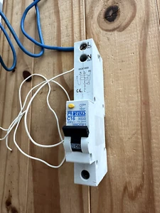 PROTEUS RCBO 16A 30mA Tipo C 16A C16 16MCRSP1 1 POLO 4.5KA 230V - Imagen 1 de 3