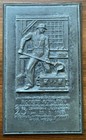 Buderus Wetzlar Bergbau 1979 Eisengießer Eisenguß Peter Lipp 220x130 mm Münze