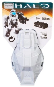 Figura de juguete Mega Bloks HALO metálico 3 blanco Drop Pod Arctic ODST CNJ45 - Imagen 1 de 5