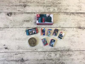 Consola de juegos para casa de muñecas Nintendo Switch + 5 juegos | accesorios para muñecas - Imagen 1 de 3
