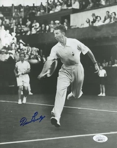 Tennis HOFer DON BUDGE AUTO SIGNED 8x10 Photo #4 w/ JSA COA - Picture 1 of 1