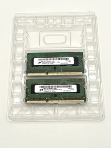 Package of Two (2) Micron 2GB 1Rx8 PC3 12800S-11-11-B2 DPACKQP001(2GB x 2 = 4GB) - Picture 1 of 1