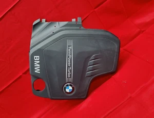 2012-2016 BMW 320 328 428 X3 X4 TOP UPPER MOTOR ENGINE COVER w VACUUM BOX - Picture 1 of 8