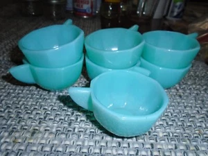 Akro Agate Childrens Dishes Robin Egg Blue Cups - Picture 1 of 1