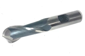 11/16" Ball Nose End Mill, 1-3/4" Flute, 5/8" Shank, 3-7/8" OAL,HSS(UE-10-F-4) - Picture 1 of 1