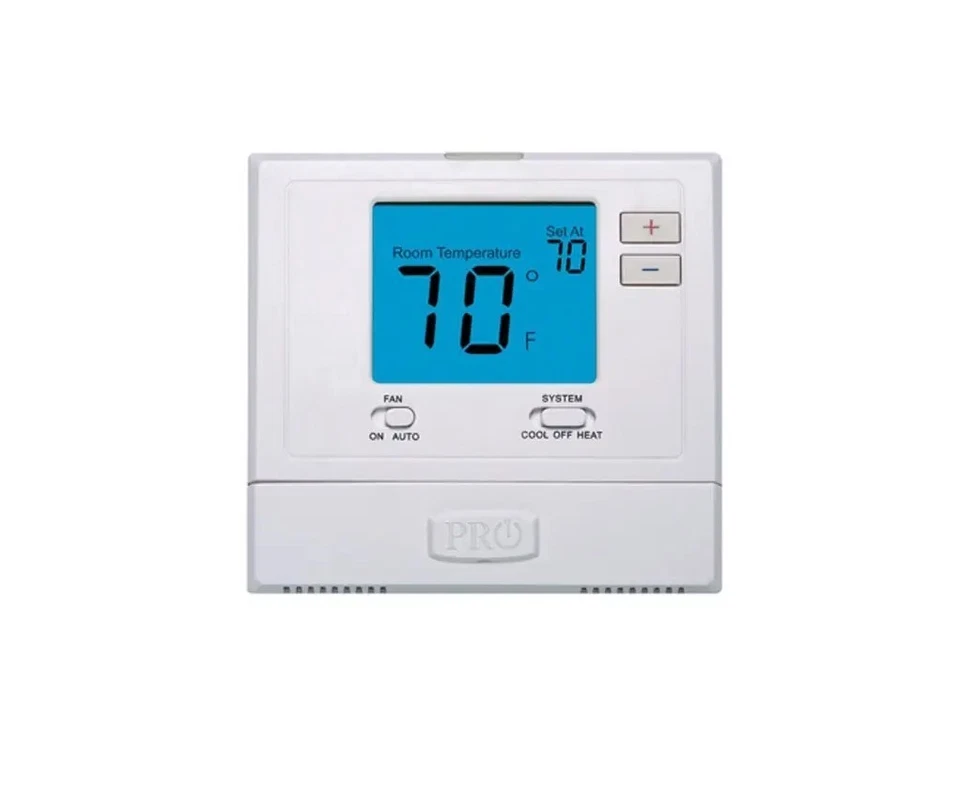 Thermostat Non-Programmable T701 1H/1C 4" Blue Display Low Voltage Wall Mounted - Image 1 of 1