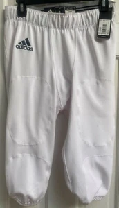 NWT ADIDAS BOYS WHITE/ONIX FOOTBALL PANTS STYLE 194BA LARGE $50 - Picture 1 of 2