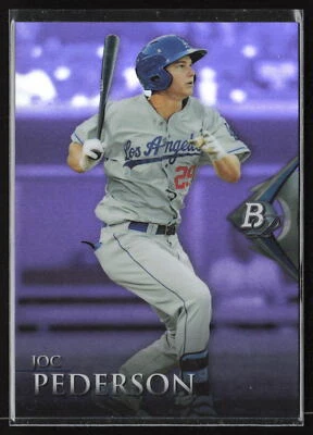 2014  Bowman Platinum #BPCP19 Joc Pederson Chrome Prospects Purple Refractors - Image 1 of 2