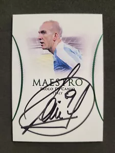 2024 Futera Unique Soccer, Paolo Di Canio, Maestro On Card Auto /06, Italia - Imagen 1 de 2