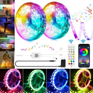 RGB LED Stripe Leiste Streifen 5050 Band Lichtleiste Lichtschlauch Lichterkette - Bild 1 von 14