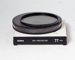 Sigma 77mm WR Protector Filter 35mm SLR Film DSLR Digital with box - Picture 1 of 2