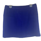 Dalia Collection Modern Fit Royal Blue Skirt Sz 8 Rear Zipper Liner Style#J270L