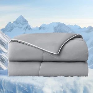 Cooling Comforter Queen Size,Double Side Cooling Blankets for Hot Sleepers,Light - Picture 1 of 7