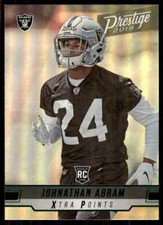 2019 Panini Prestige Xtra Points Green RC Johnathan Abram Oakland Raiders #246