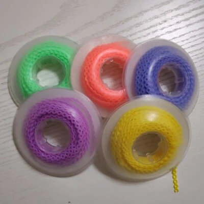 5 rollos ortodoncia dental goma elástica cadena eléctrica 5 colores brackets bandas Foto 1 de 4