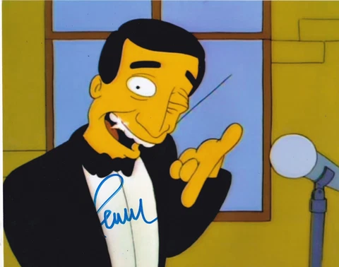 PAUL ANKA SIGNED 8X10 PHOTO AUTHENTIC AUTOGRAPH MUSIC CARTOON THE SIMPSONS COA B Cover