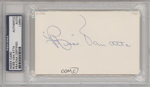 1900-Present Authenticated Russ Van Atta PSA/DNA Certified Encased Auto