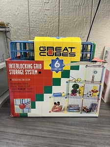 Vintage 90’s Great Cubes Interlocking Grid Storage System Missing Connectors - Picture 1 of 5