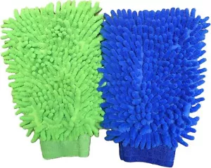House Cleaning and Car Wash Mitts, Home Dusting Microfiber Gloves - Zdjęcie 1 z 11