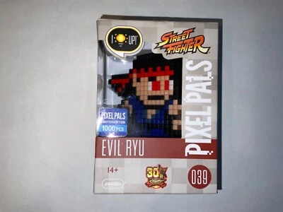 Pixel Pal Street Fighter Evil Ryu - Exclusive Limited 30th Anniversary - New - Image 1 of 4