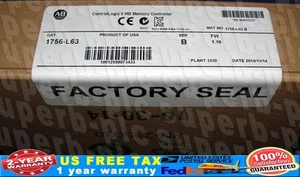 New Sealed Allen-Bradley 1756-L63 SER B ControlLogix 8MB Memory Controller - Picture 1 of 1
