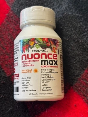 Andrew Lessman Essential 1 nuonce max 5000 IU D3 60 Capsules With BB Date 09/27 - Image 1 of 4