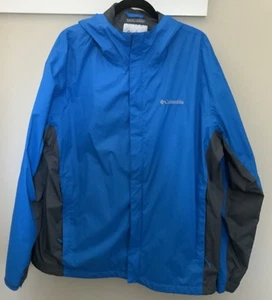 Columbia OMNI-TECH Jacke Herren Watertight II Kapuze wasserdicht blau 1X - Bild 1 von 11