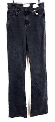 PerUna Women's Slim Flare High Rise Jean Size 10LONG Black NWOT F2 - Image 1 of 4