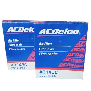 Filtro de aire ACDelco A3148C 20871244 nuevo rendimiento del motor mayor vida útil lote de 2 - Imagen 1 de 5