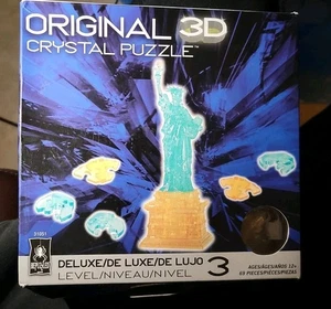 BePuzzled Original 3D Crystal Puzzle Statue Of Liberty 69 Pieces 31051 - Picture 1 of 7