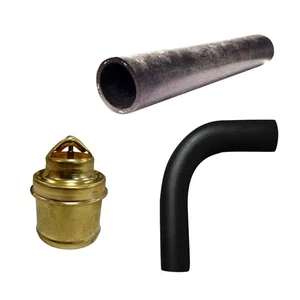 Radiator Hoses and Thermostat 160 Degree Front Mount Distributor Fits Ford 8N 9N - Picture 1 of 5