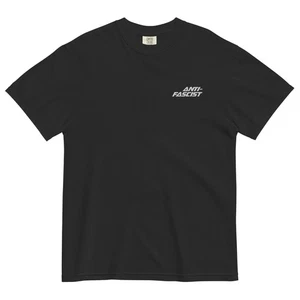 T-shirt ricamata antifascista mountain biker omaggio a Santa Cruz - Foto 1 di 15