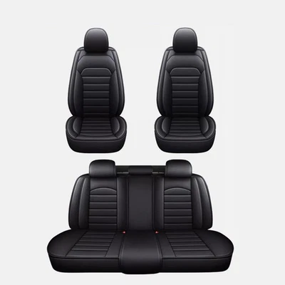 Pu Leather Car Seat Cover 5 Seats Front&Rear for Honda Civic / Accord NEW - Image 1 of 4