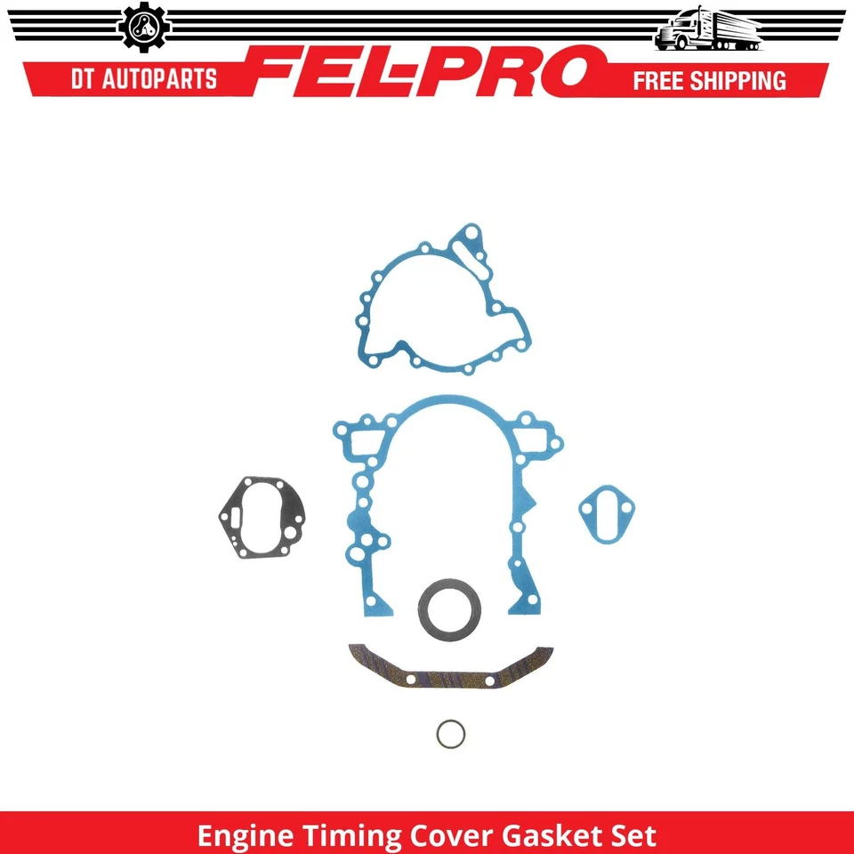 适用于 1977 - 1984 别克 Electra 发动机定时盖垫圈套装 Fel-Pro 1978 1979 — 第 1/1 张图片
