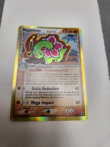 CREASE Pokemon MEGANIUM 4/101 (Holo) Dragon Frontiers L/P to MP - Picture 1 of 12