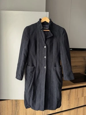 Vtg GIORGIO ARMANI/A MILANO BORGONUOVO 21 Wool Blend Dark Gray Jacket Size XS - Изображение 1 из 4