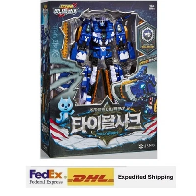 Miniforce Dinoid Warrior TIDAL SHARK Blue Headbot Transformer Dino Robot+EXPRESS - Image 1 of 4